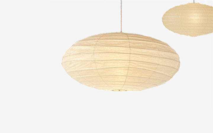 Noguchi  50EN/75EN/95EN Ceiling Lamp by Akari Pendant Lamps