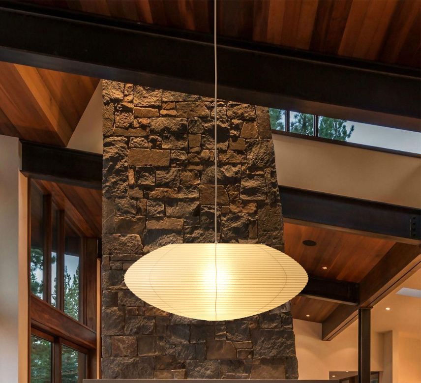 Noguchi 21A Ceiling Lamp by Akari Pendant Lamps