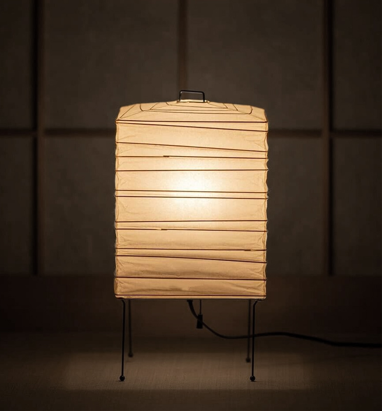 Noguchi Paper Table Lamp - 1X by Akari Table Lamps