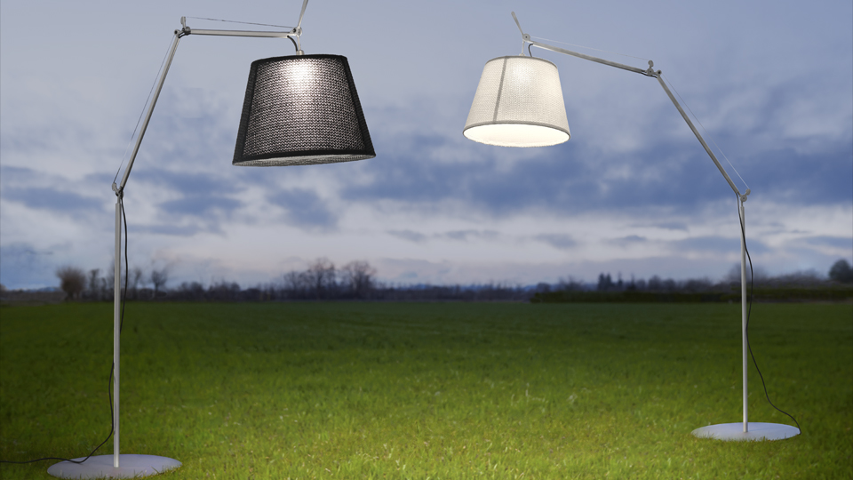 Tolomeo Mega Outdoor Floor Lamp by Artemide Lamps