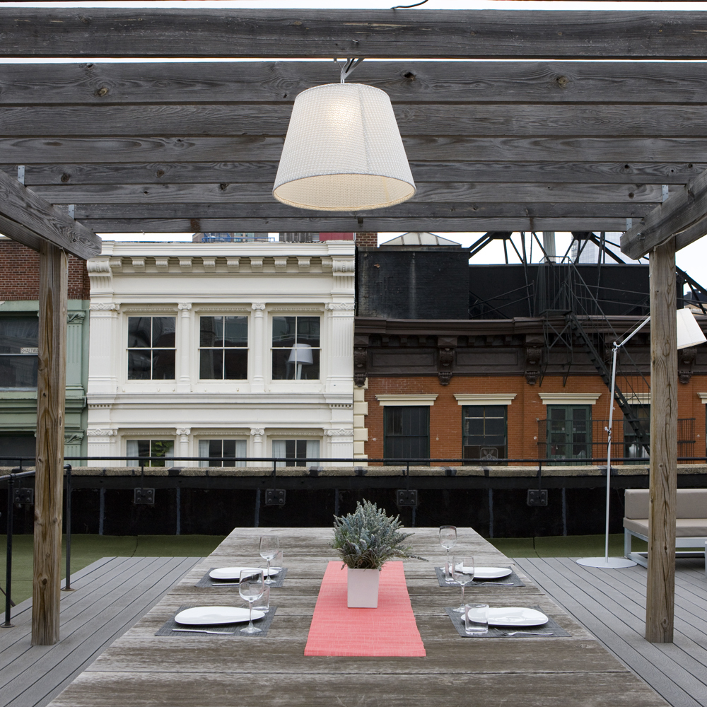 Tolomeo Mega Outdoor Hook Lamp by Artemide Lamps