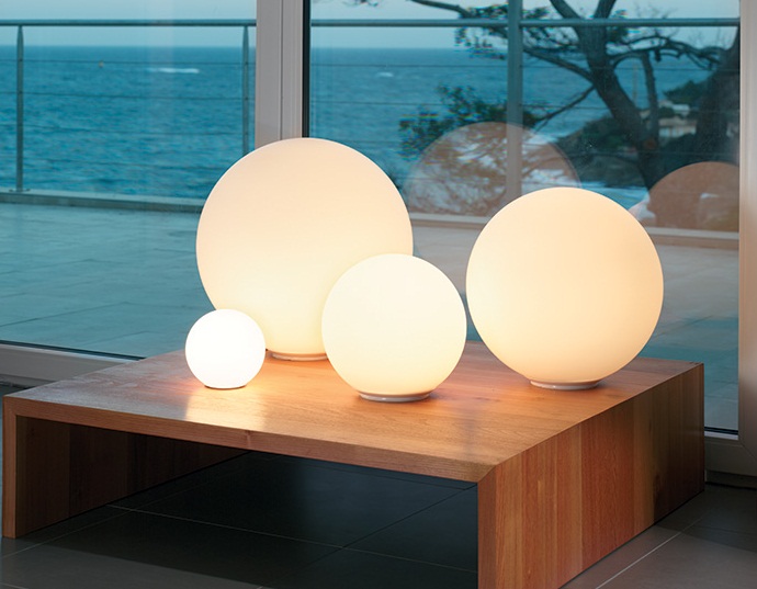 Dioscuri Table Lamp by Artemide Lamps