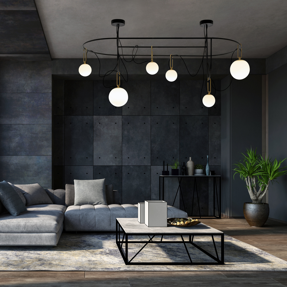 NH Chandelier Suspension Lamp by Artemide Lamps
