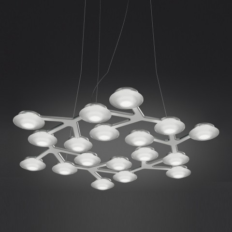 Led Net Circle Pendant Lamp by Artemide Lamps