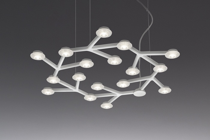 Led Net Circle Pendant Lamp by Artemide Lamps