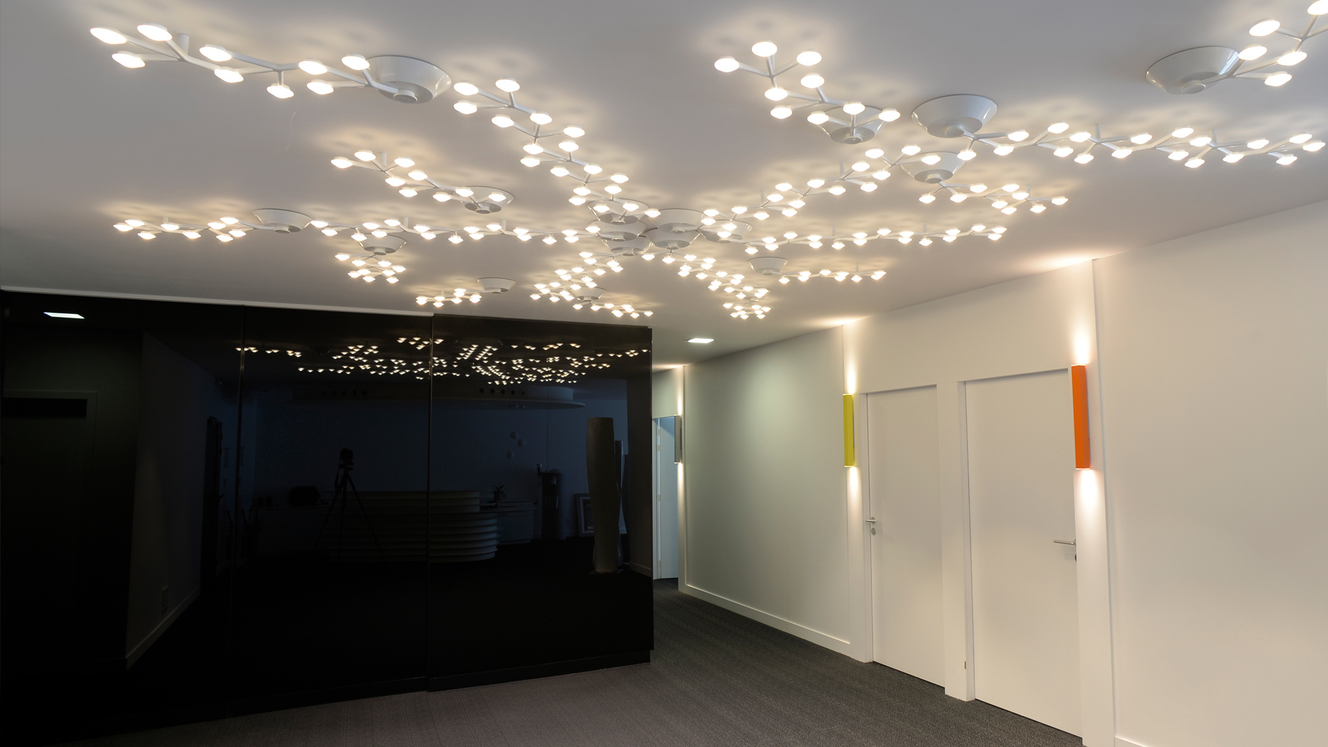 Led Net line 125 Ceiling Lamp by Artemide Lamps