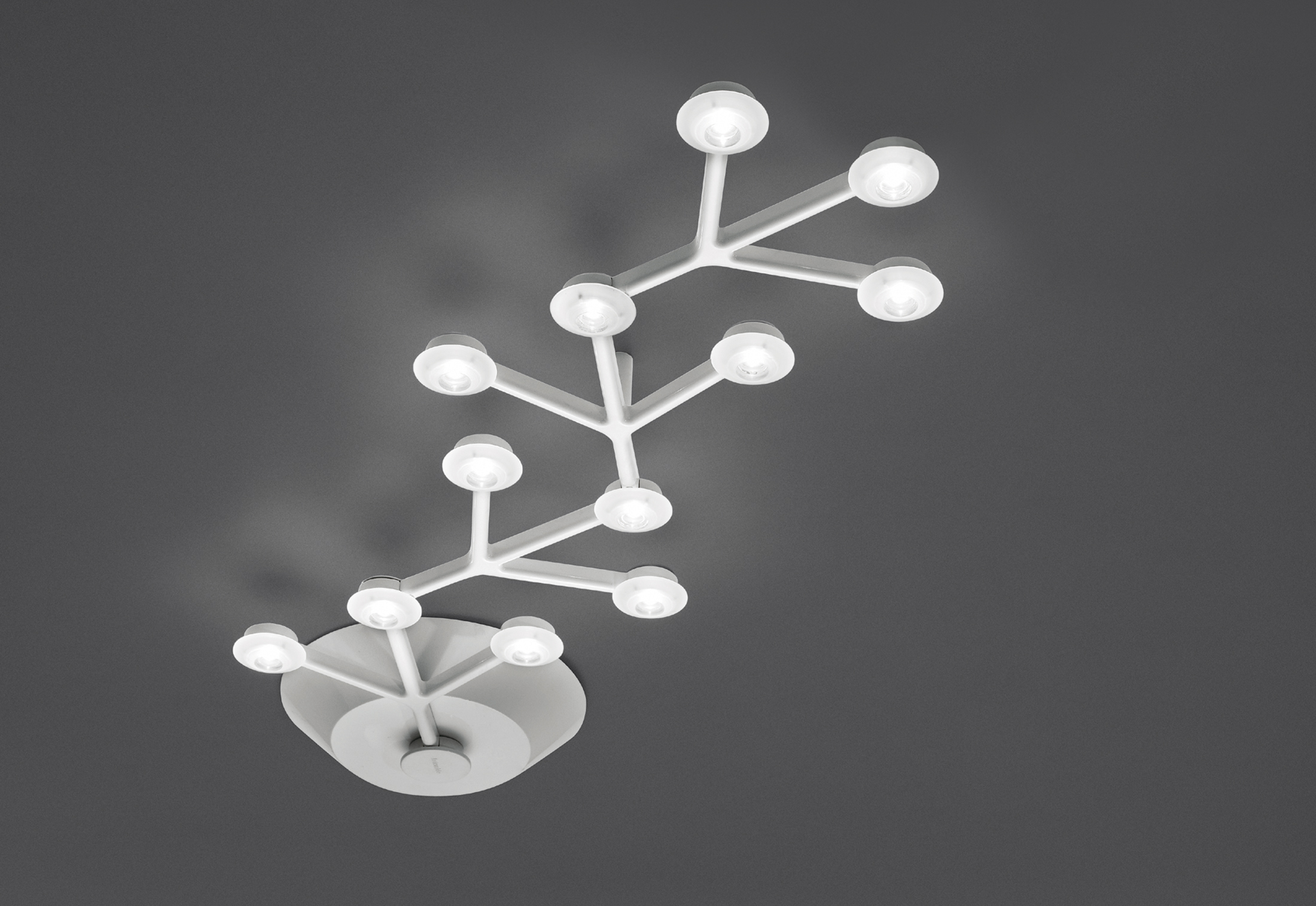 Led Net line 125 Ceiling Lamp by Artemide Lamps