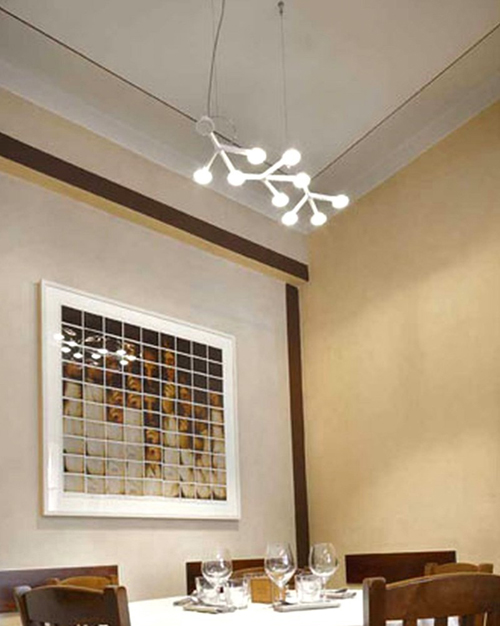 Led Net line 66 Pendant Lamp by Artemide Lamps