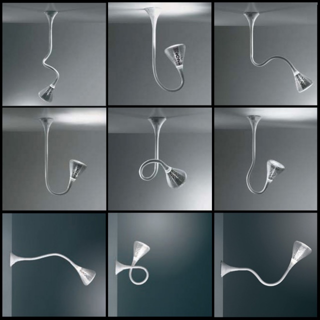 Pipe Wall Ceiling Lamp by Artemide Lamps