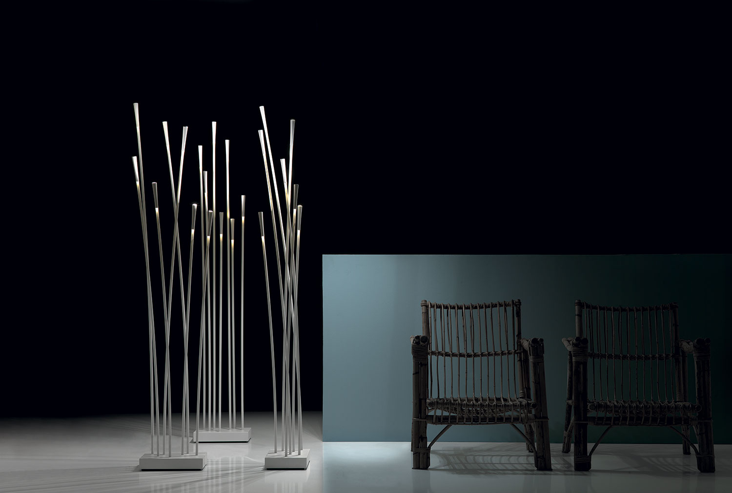 Reeds indoor Floor Lamp by Artemide Floor Lamps