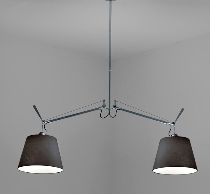 Tolomeo Double Pendant Lamp - Shade by Artemide Lamps