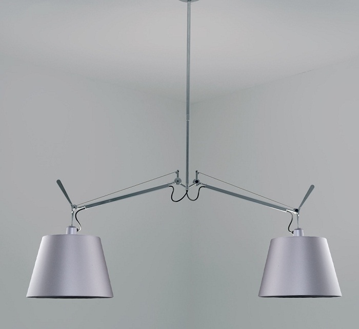 Tolomeo Double Pendant Lamp - Shade by Artemide Lamps