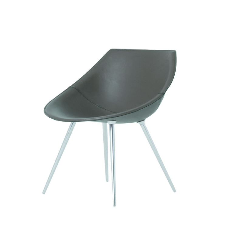 Lago Leather Chair by Driade Chairs