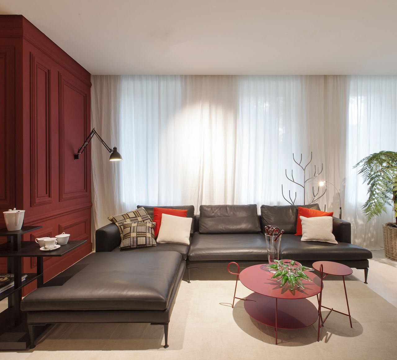 LIRICO Central element with left ottoman by Driade Sofas