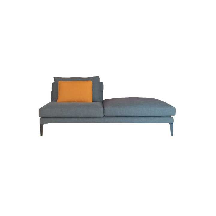 MEGARA Central element with right or left ottoman by Driade Sofas