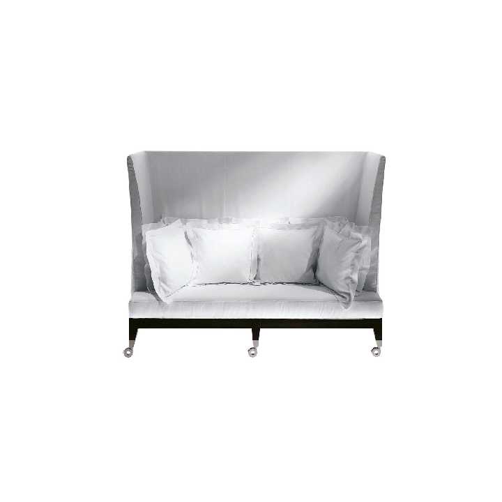 NEOZ Three-seater high back sofa with 9 throw cushions by Driade Armchairs And Sofas