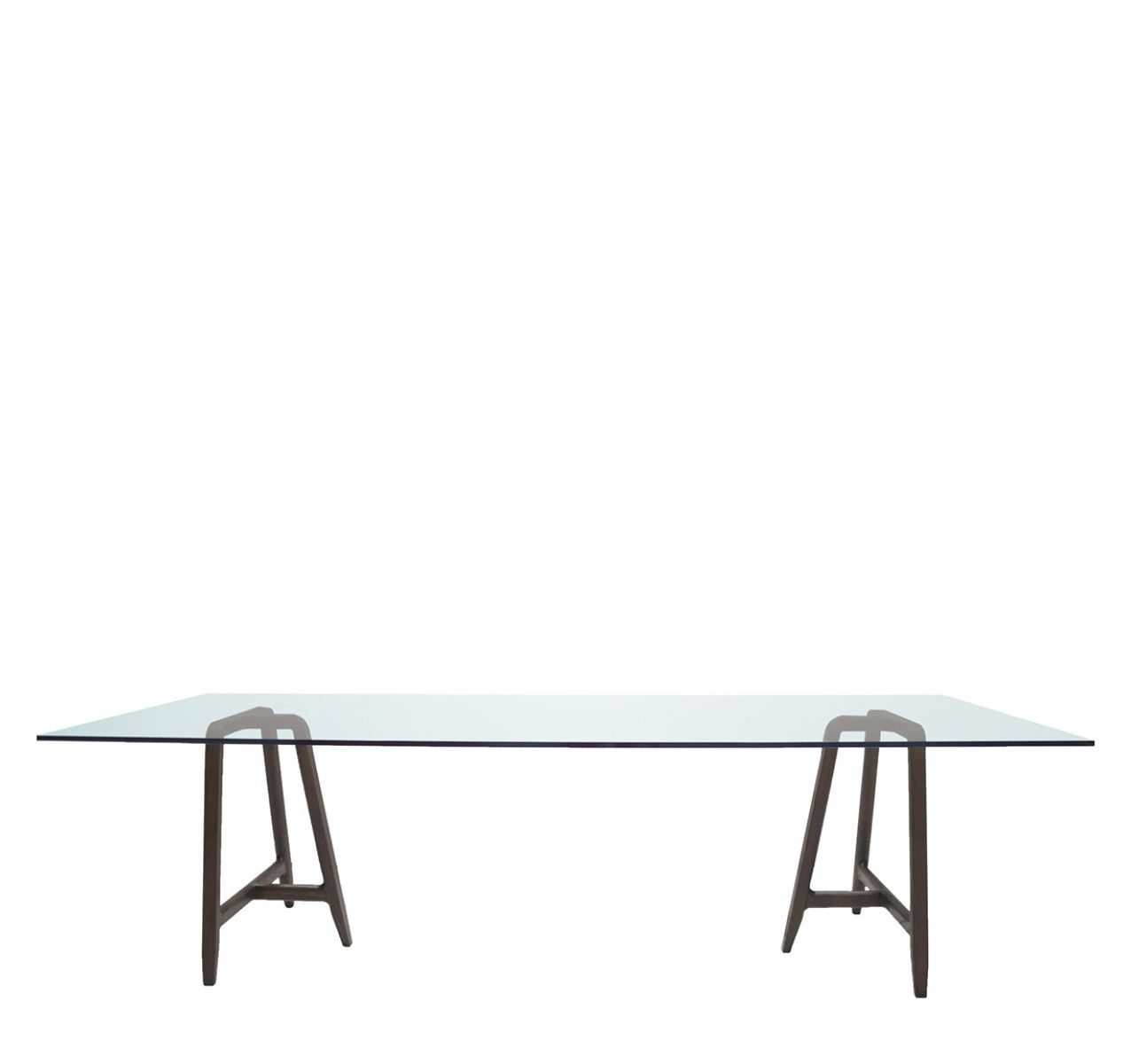 EASEL Base in solid Canaletto walnut wood by Driade Tables