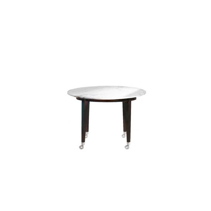 NEOZ Table with Marble top ø 50,7" H. 28,7" by Driade Tables
