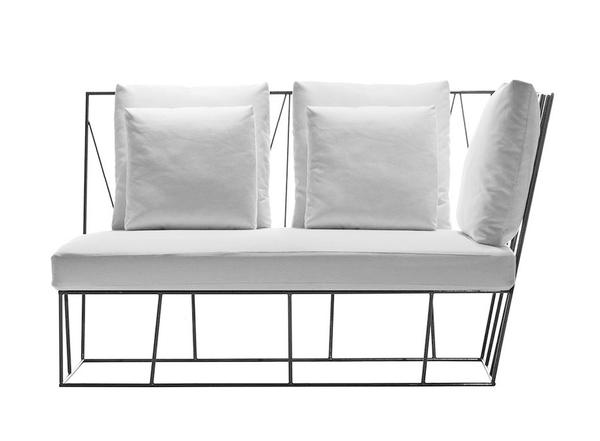 HERVÉ Two-Seater Right-Left Terminal by Driade Sofas