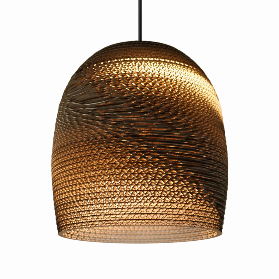 Scraplights Bell Natural Pendant Light by Graypants Pendant Lamps