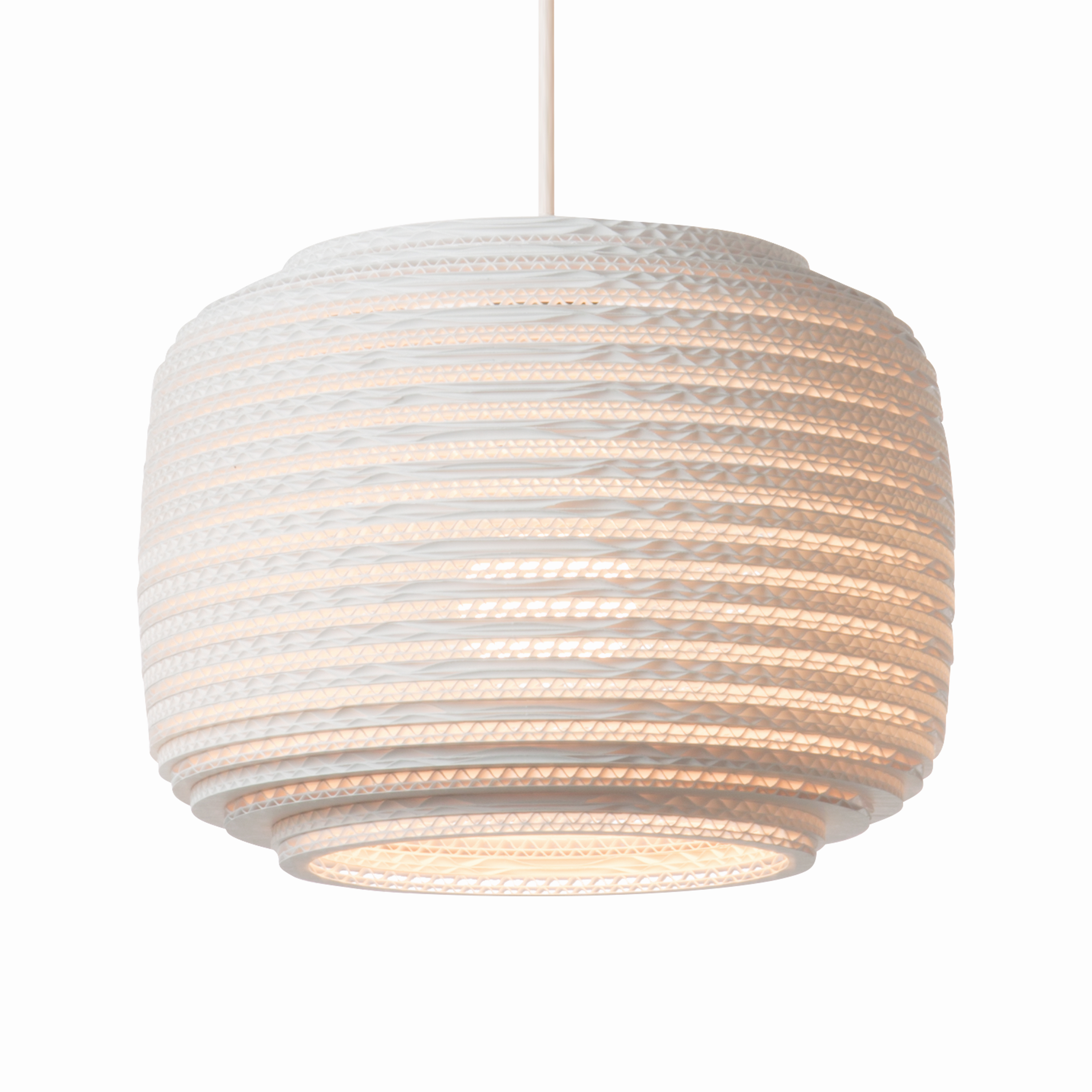 Scraplights Ausi White Pendant Light by Graypants Pendant Lamps