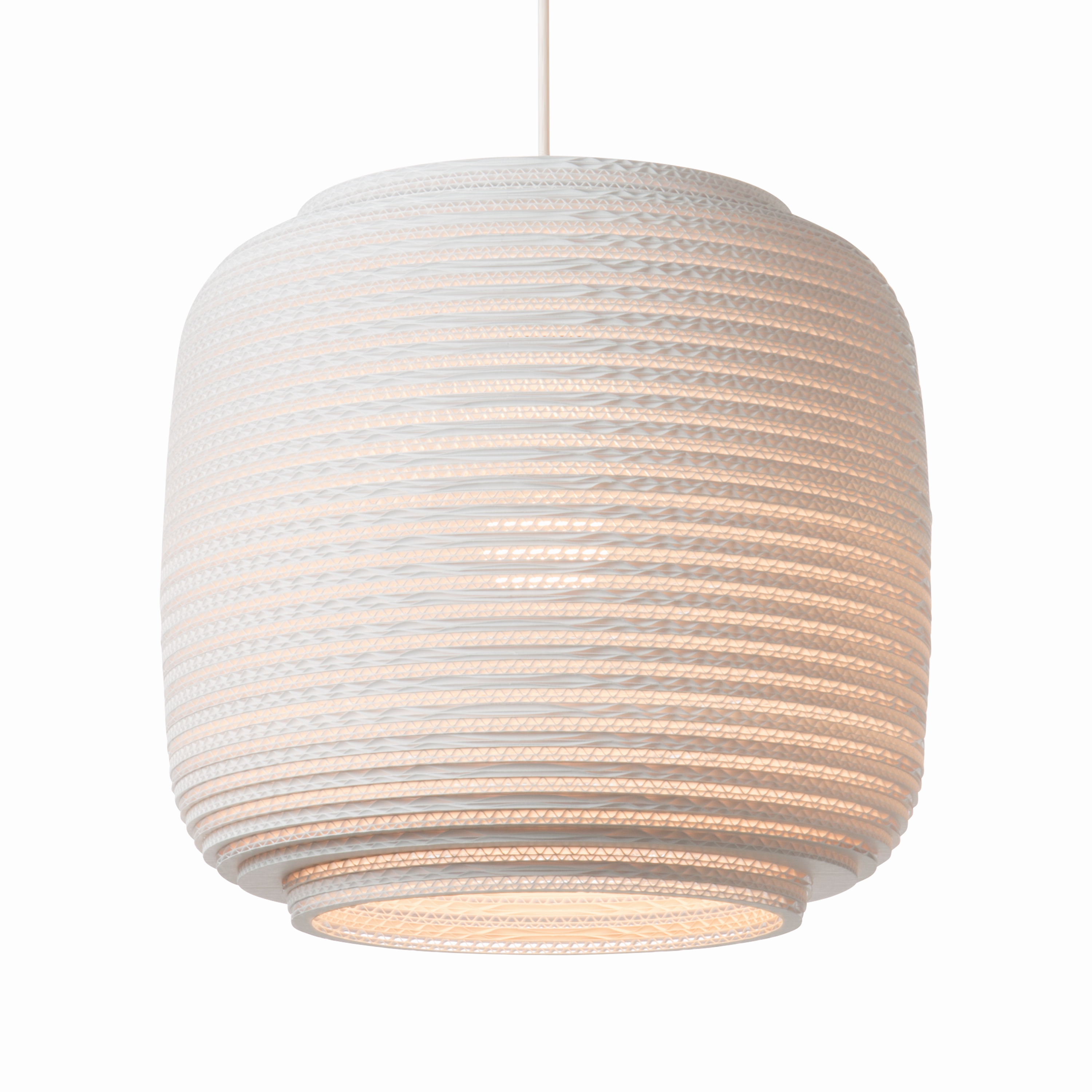 Scraplights Ausi White Pendant Light by Graypants Pendant Lamps