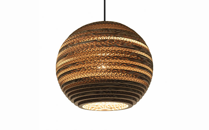 Scraplights Moon Natural Pendant Light by Graypants Pendant Lamps
