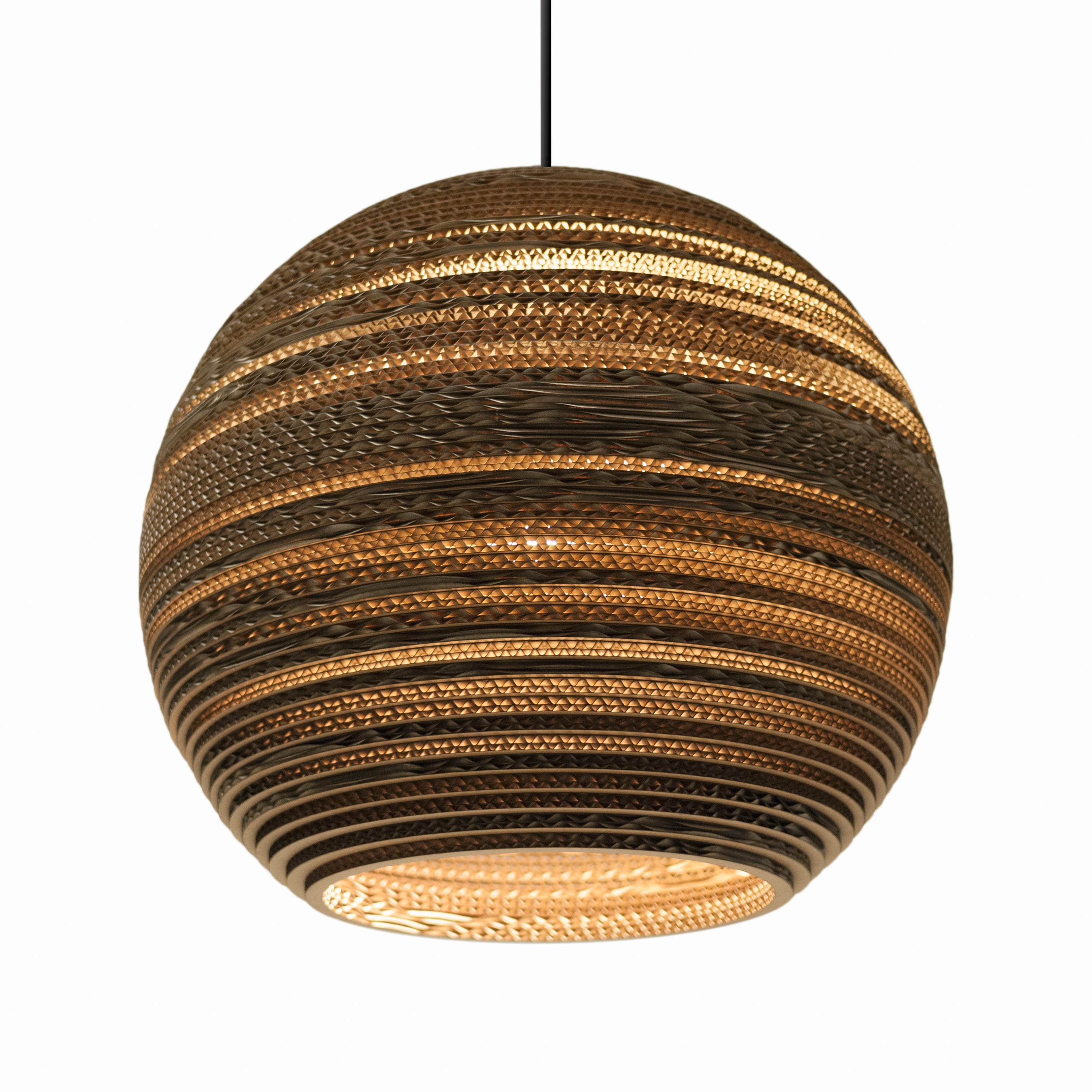 Scraplights Moon Natural Pendant Light by Graypants Pendant Lamps