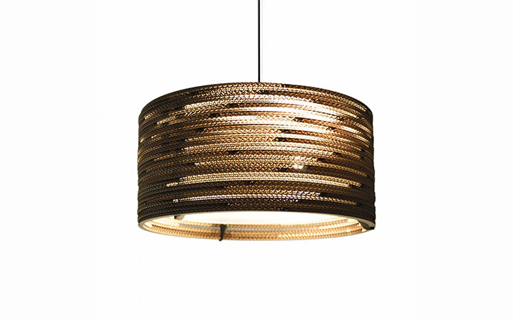 Drum Scraplights Natural Pendant Light by Graypants Pendant Lamps