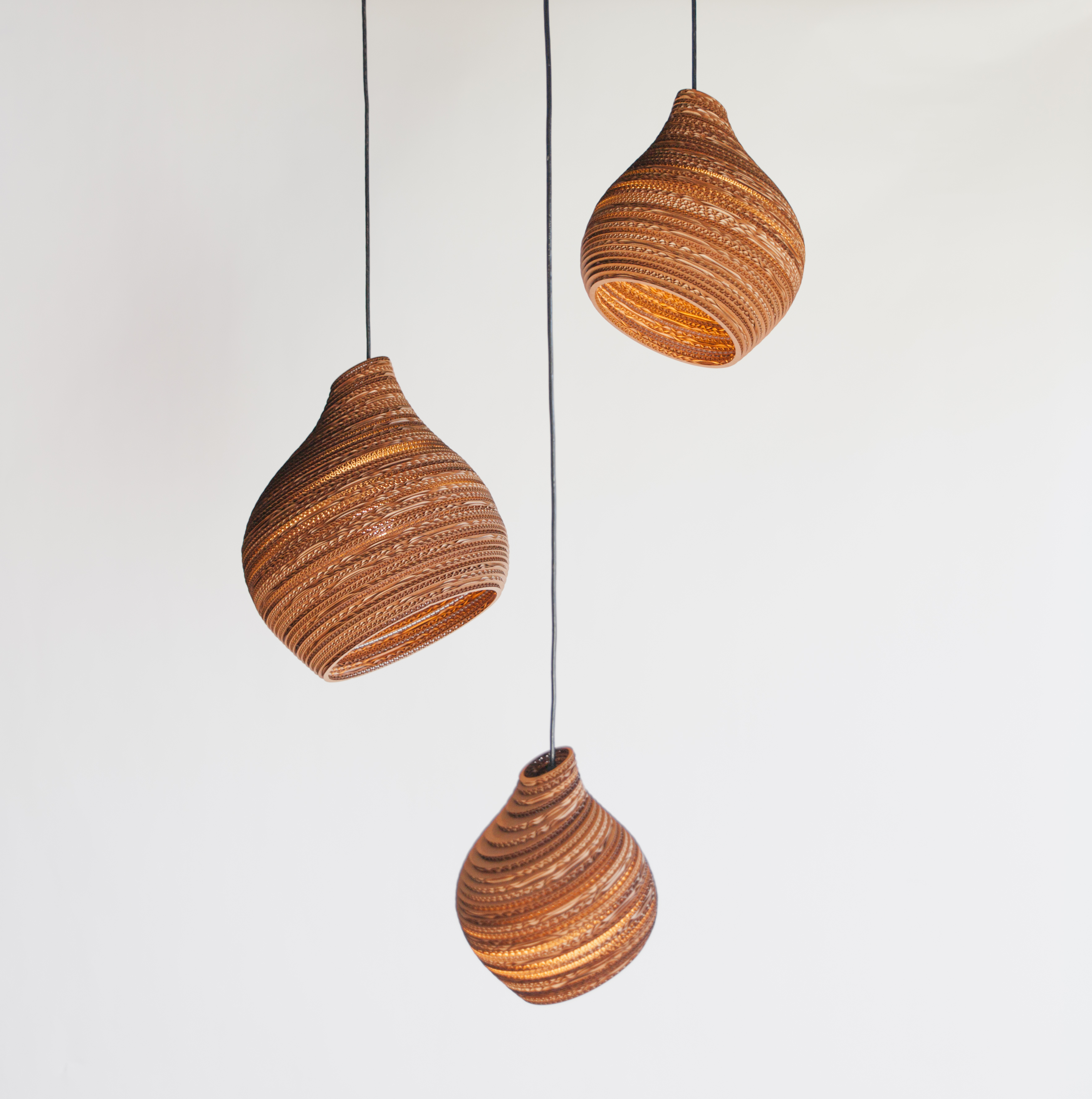 Hive Pendant Natural Scraplights by Graypants Pendant Lamps
