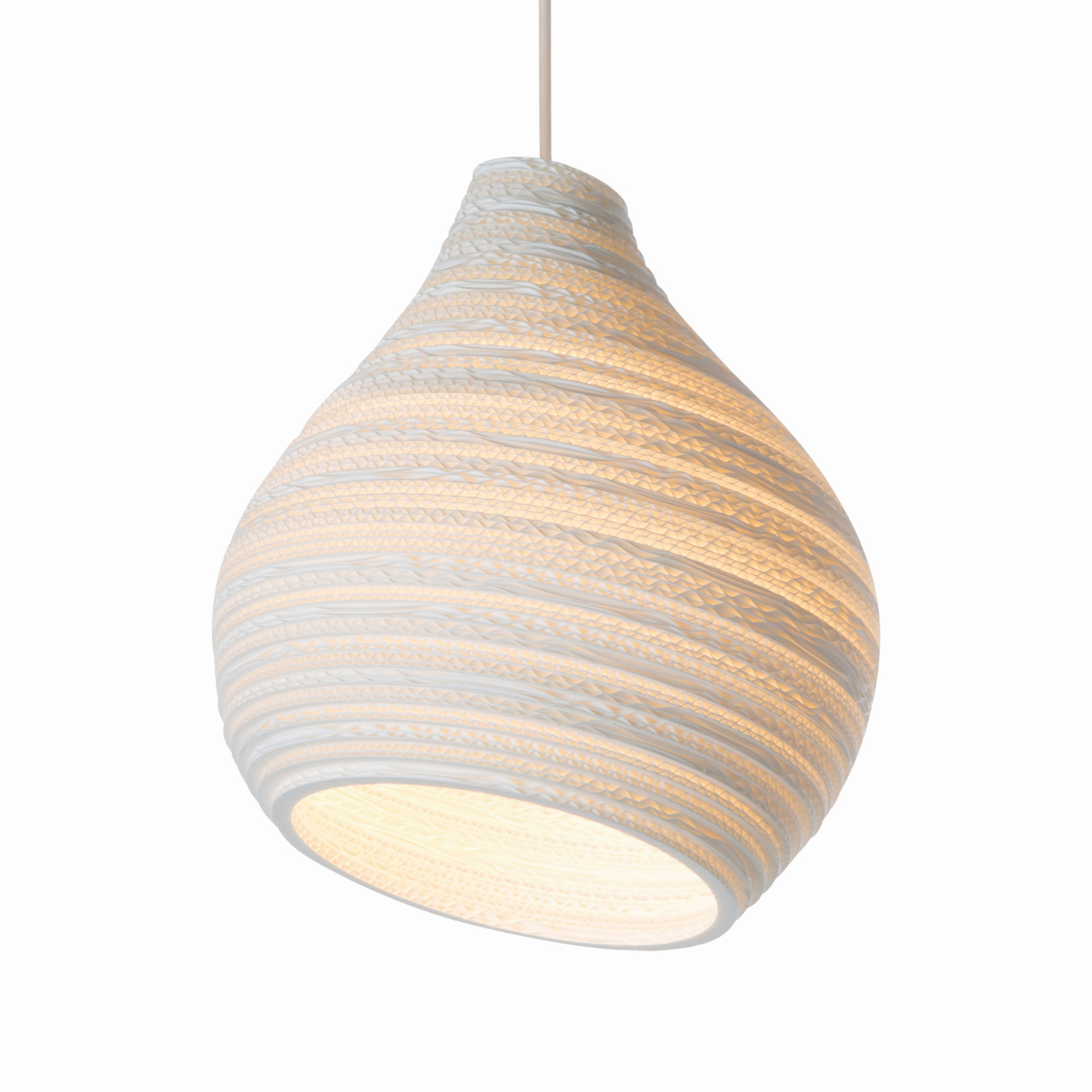 Hive Pendant White Scraplights by Graypants Pendant Lamps