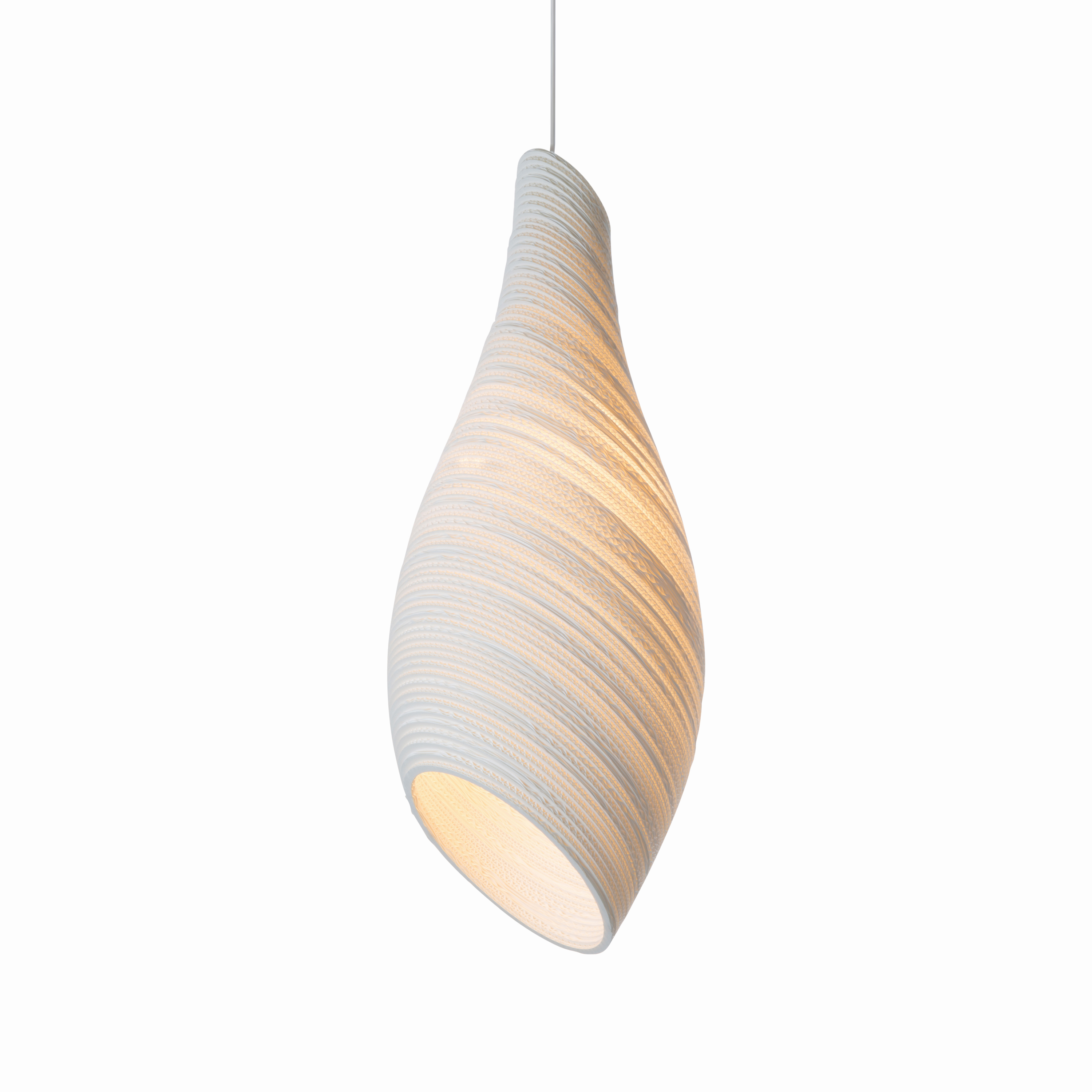 Nest Pendant White Scraplights by Graypants Pendant Lamps
