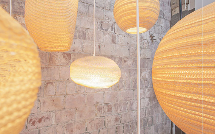 Pebbles Alki Pendant Scraplights by Graypants Pendant Lamps