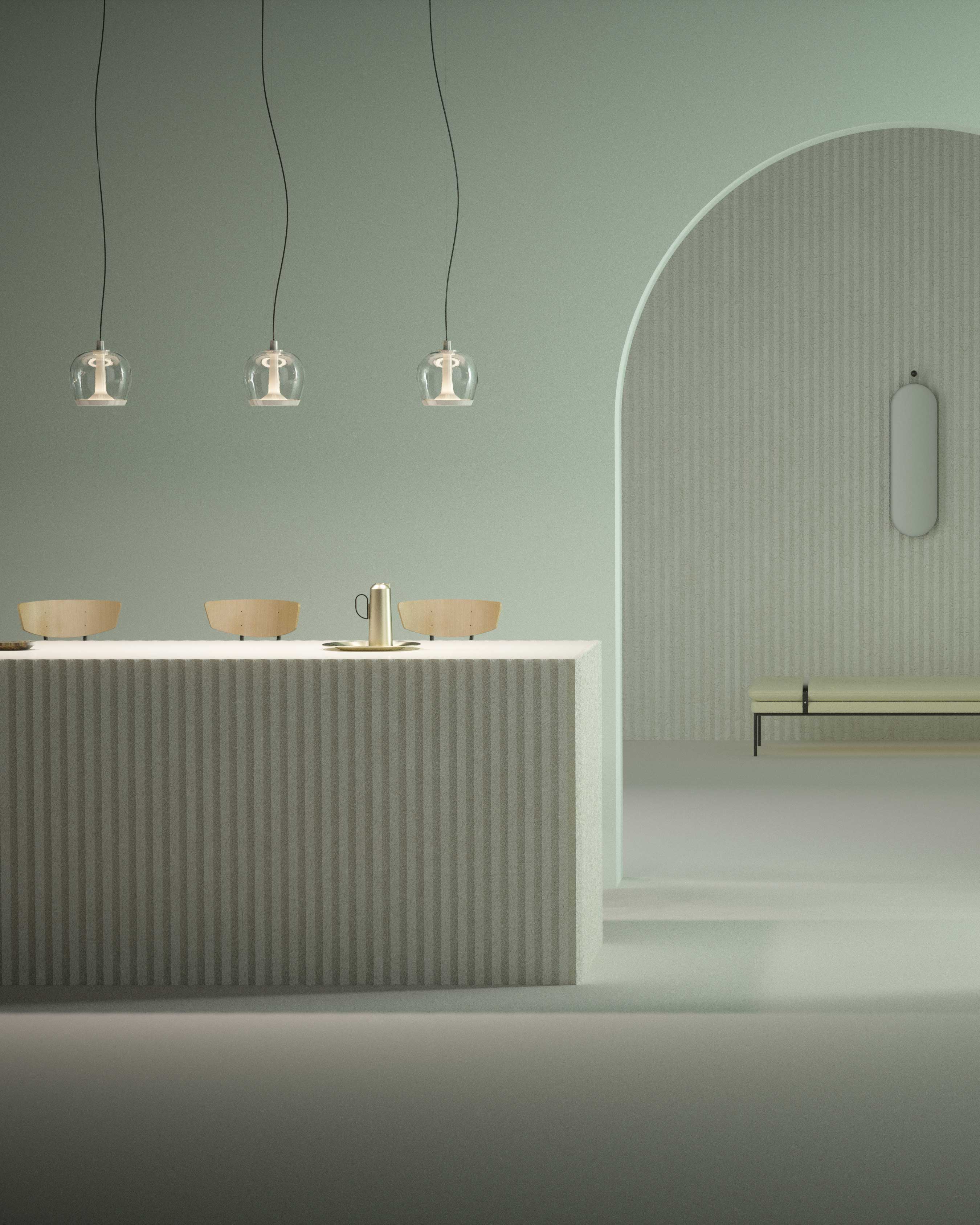 Aurelia S 22 Bold Pendant Lamp by Leucos Lamps