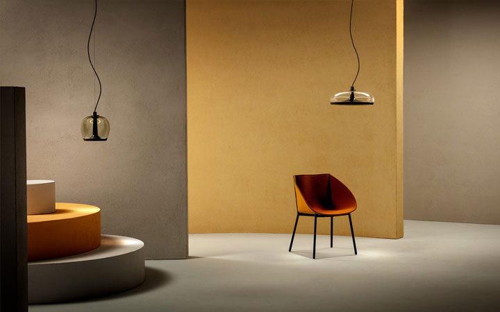 Aurelia S 45 Single Switch Pendant Lamp by Leucos Lamps