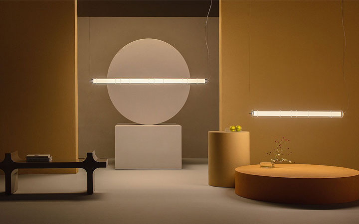 Stacking 180 Horizontal Pendant Lamp  by Leucos Lamps