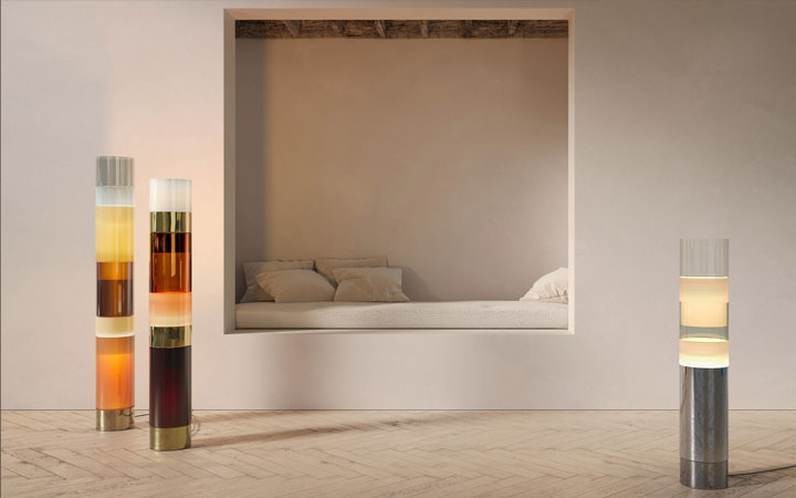 Stacking C Floor Lamp by Leucos Lamps
