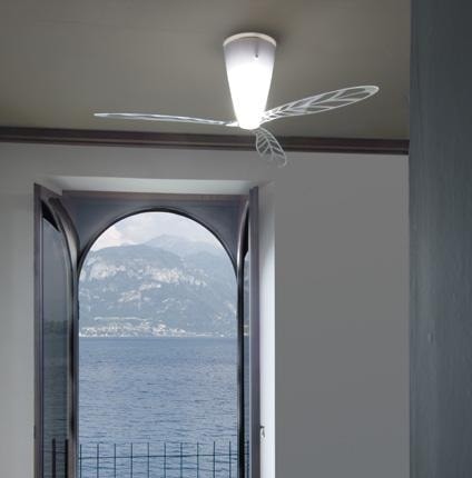 Blow Ceiling Fan by LucePlan Lamps
