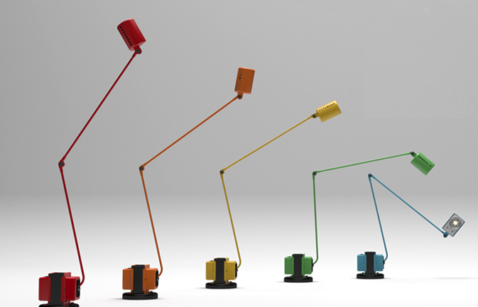 Daphine LED Floor Lamp by Lumina Lamps