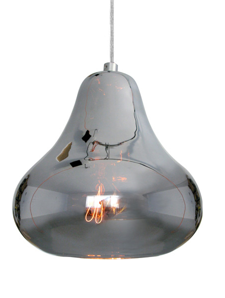Kiss Pendant Silver Lamp by Luxello Pendant Lamps