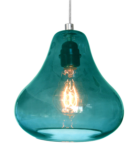 Kiss Pendant Aqua Lamp by Luxello Pendant Lamps
