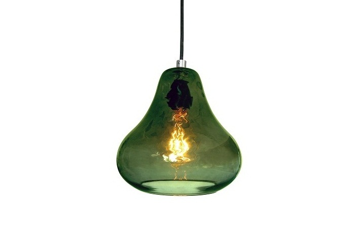 Kiss Pendant Lamp - Olive Glass by Luxello Pendant Lamps