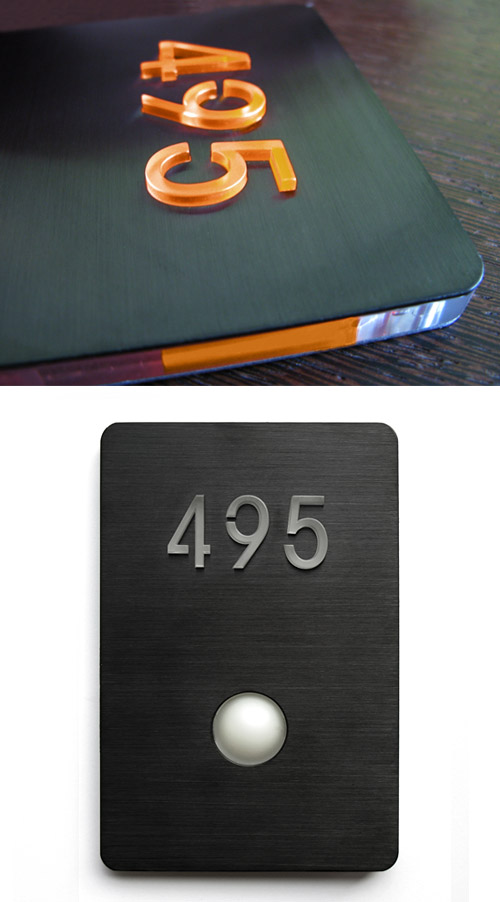 LED Doorbell Button Panel by Luxello LED Signage