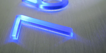 Led Room Number Sign by Luxello LED Signage