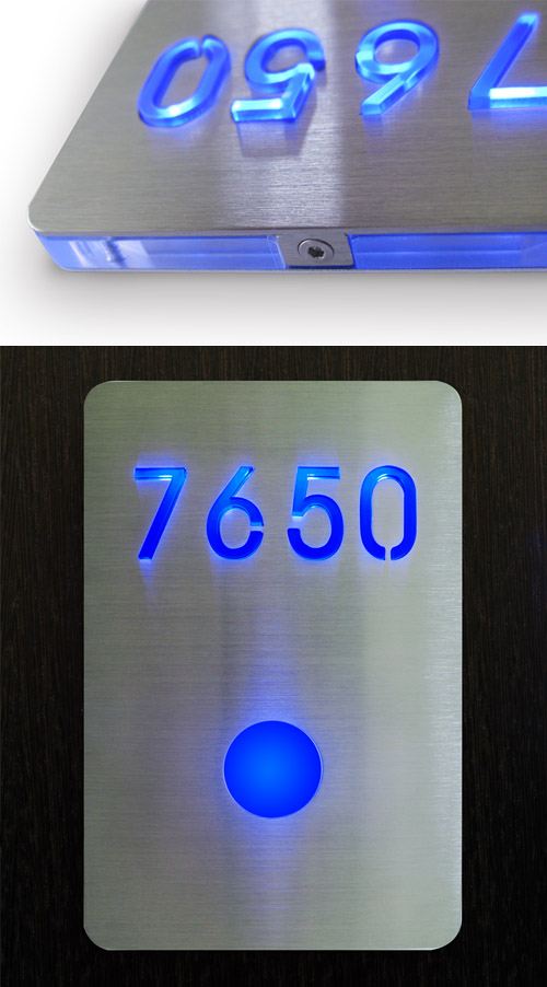 Led Room Number Sign by Luxello LED Signage