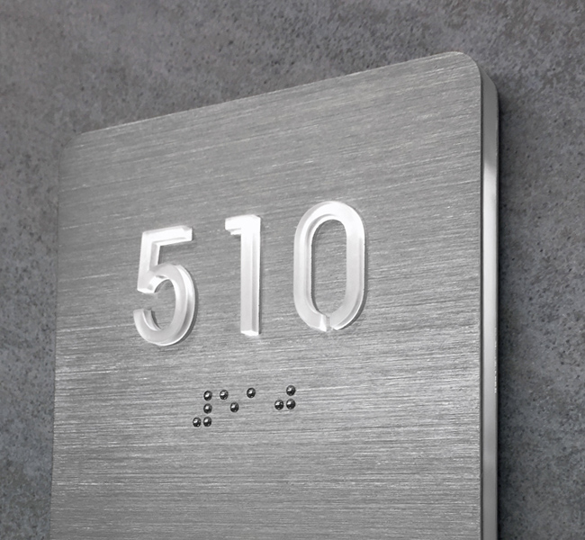 Led Room Numbers Lighted by Luxello LED Signage