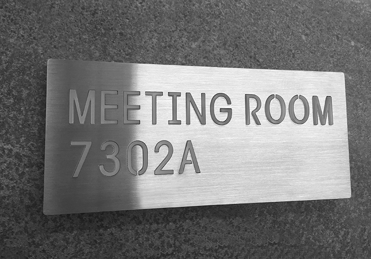 LED Directional Room Signage by Luxello LED Signage