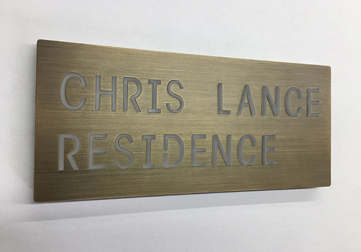 Illuminated Sign Plagues by Luxello LED Signage