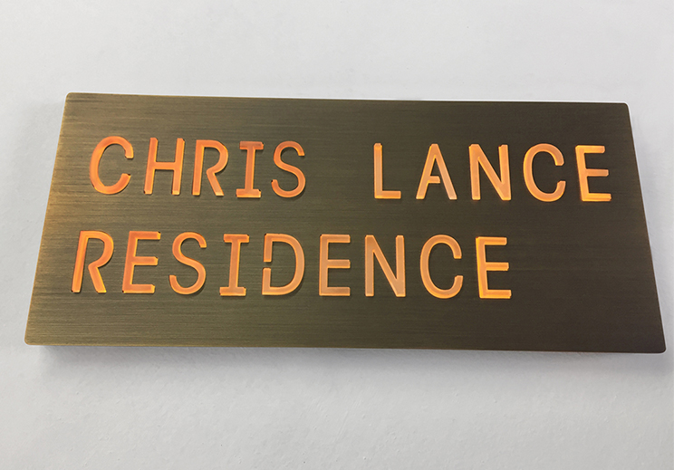 Illuminated Sign Plagues by Luxello LED Signage