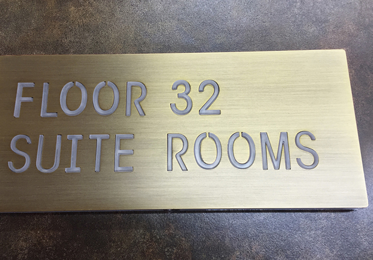 Illuminated Sign Plagues by Luxello LED Signage